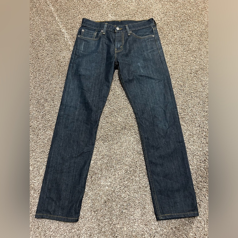 Levi's 502 Jeans 30x28 Blue Tapered Denim 100% Cotton